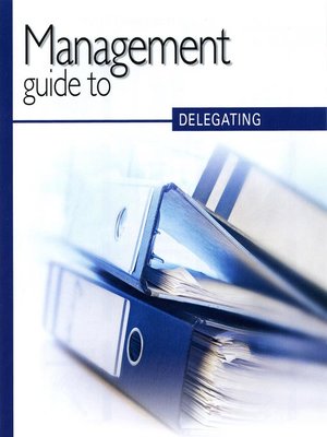 cover image of Management Guide to Delegating